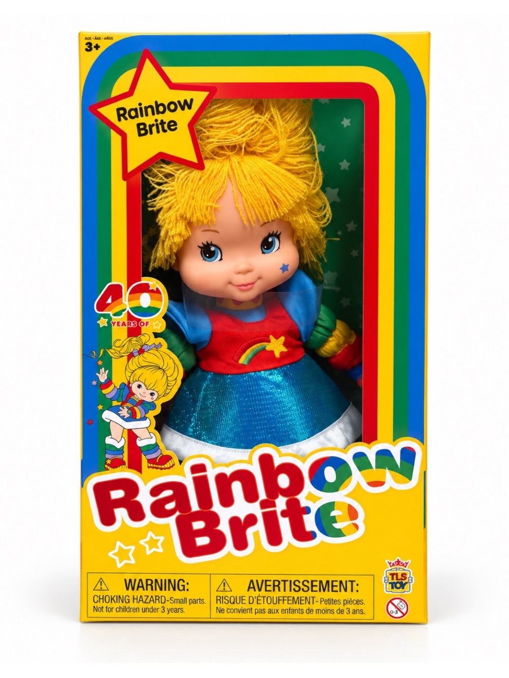 NIB Unopened Rainbow Brite 40th Anniversary 12” Plush Doll TLS Toy Collectible